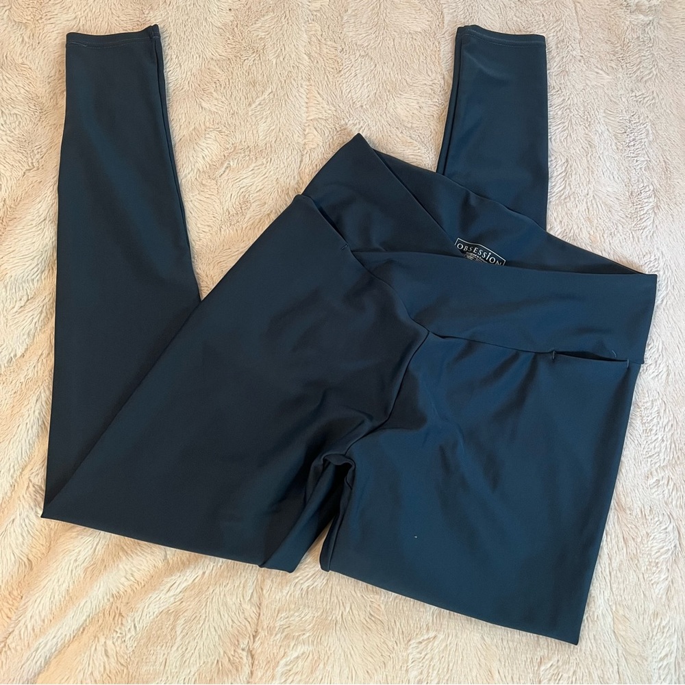 Obsession Shapewear Tights Leggings Scrunched Butt Lifting Women’s Large.